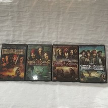 Pirates Of The Caribbean 4 DVD Lot: Black Pearl Dead Man’s Worlds End Tides - £7.54 GBP