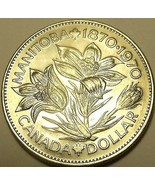 Huge Unc Canada 1970 Manitoba Dollar~Excellent Coin - £7.11 GBP
