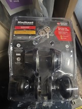 Kwikset Cove Venetian Bronze Keyed Entry &amp; Single Cylinder Deadbolt Comb... - $27.73 CAD