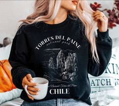 Torres del paine national park Sweatshirt,Vintage Women Chille Crewneck ... - £35.12 GBP