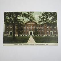 Antique Richmond Indiana Postcard Edwin S. Bundy Dorm Earlham College UNPOSTED - £7.51 GBP