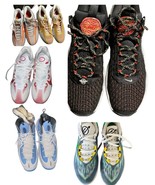 6-Pair Nike Basketball Sneaker Lot Sizes 11.5 &amp; 12 GT Cut, Penny 2, Cosm... - $765.00