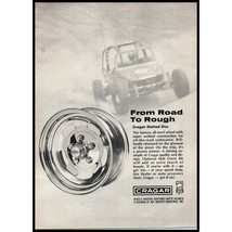 1970 Cragar Slotted Disc Wheel Vintage Print Ad Dune Buggy Off Road Wall Art - £8.36 GBP