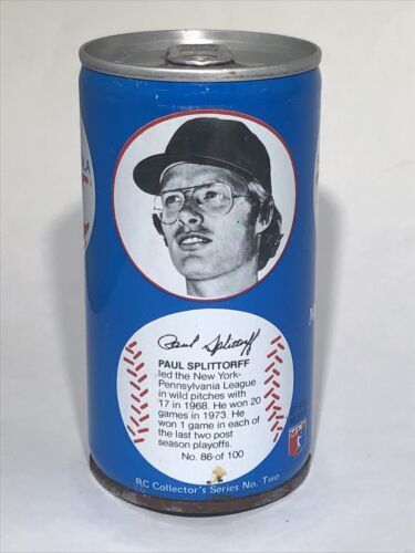 Primary image for 1978 Paul Splittorff Kansas City Royals RC Royal Crown Cola Can MLB All-Star