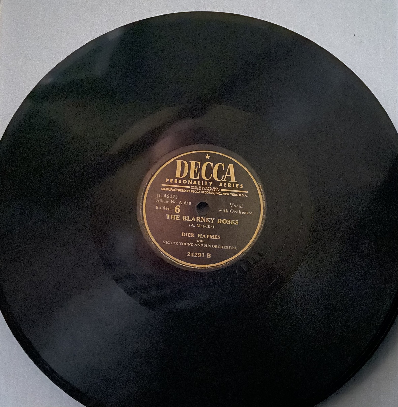 Dick Haymes with Victor Young And His Orchestra - The Blarney Roses/My S... - $6.99
