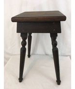 Hand Made 21&quot; Farmhouse Colonial Americana Small  Vintage Wood Stand End... - £94.17 GBP