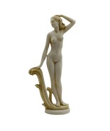 Goddess Aphrodite Venus Nude  Female Cast Marble Statue Sculpture 12.2in - $54.90