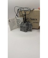 Vintage 90s Carson Wind chime 6 Pieces Housewarming Pewter - €12,09 EUR