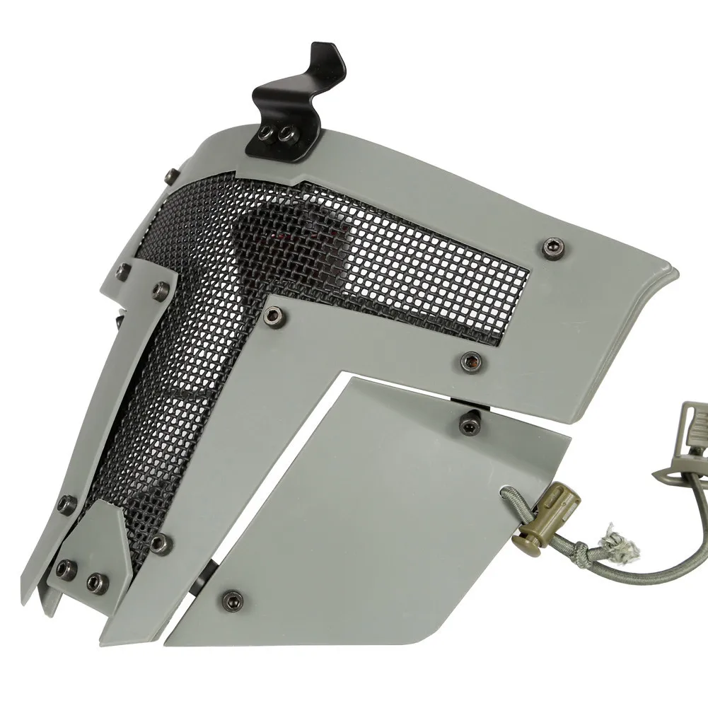   Warrior Mask Full Face Steel  TPE Impact Resistant Protect  QR Lightwe... - €48,03 EUR