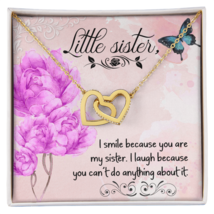 To My Sister I Smile Because You Are My Sister Inseparable Necklace - £53.28 GBP+