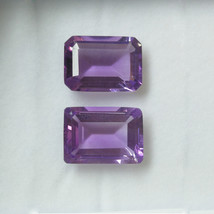 Natural Amethyst African Octagon Step Cut 18X13mm Pastel Purple Color VS Clarity - £223.86 GBP