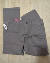 OLD NAVY PANTS WOMANS &quot;BROKEN IN STRAIGHT&quot; GRAY 29 X 30 NWT STRAIGHT LEG - $18.81