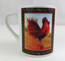 Bay Island Colorful Rooster 3.75&quot; Coffee Cup Mug - £7.61 GBP