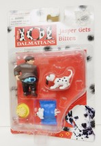 Disney&#39;s 101 Dalmatians JASPER GETS BITTEN Pups Toy Set Vintage Sealed P... - $34.91