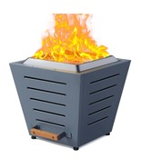 Smokeless Fire Pit: 20&quot; Stainless Steel Patio Fireplace - $4,658.85 MXN