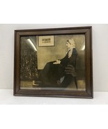 Antique Whistler&#39;s Mother FRAMED PRINT Original Wavy Glass vintage wall ... - £39.39 GBP