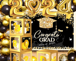 2024 Graduation Party Decorations-135Pcs Graduation Decorations Class of... - $23.36