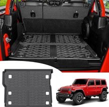 Trunk Mat Fit for 2018-2024 Jeep Wrangler JL Unlimited 4X4 with Subwoofer Cargo - £29.89 GBP