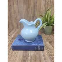 Vintage Frankoma Pitcher Robin Egg Blue, 30A 5-1/2&quot; (Chip) - £12.35 GBP