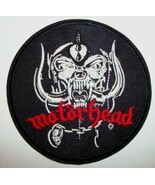 Motorhead~Embroidered Applique Patch~3 1/2" Round~Iron or Sew On - $4.85