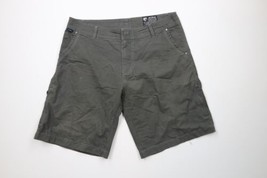 Kuhl Mountain Mens 38 Distressed Vintage Patina Dye Hiking Climbing Shorts Gray - £29.57 GBP