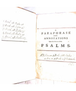 A Paraphrase and Annotations Upon The Books of The Psalms by H. Hammond ... - £5,060.35 GBP