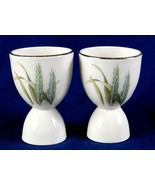 Epiag Harvest Wheat 2 Egg Cups Eggcups Czechoslovakia Bohemia #7643 - $294.48 MXN