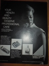 Lactona Professional Products  Print Magazine Ad 1969  - $3.99