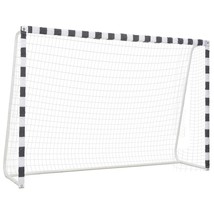 Soccer Goal 118.1&quot;x78.7&quot;x35.4&quot; Metal Black and White - $205.49