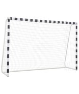  Soccer Goal 118.1&quot;x78.7&quot;x35.4&quot; Metal Black and White - $205.49