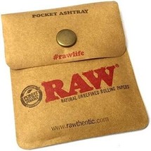 NEW RAW Rolling Papers Brand Pocket/Purse Ashtray or Snap Travel Cigaret... - $4.45