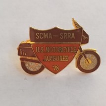 1978 SCMA - SRRA Southern California Motorcycle Association Jamboree Pin... - $7.99