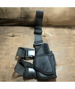 New Airsoft Universal Tactical Dropleg/Waist Pistol Holster Black - $20.36 CAD