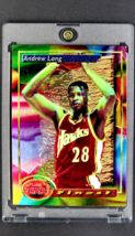 1993 1993-94 Topps Finest #54 Andrew Lang Atlanta Hawks Basketball Card - £1.56 GBP