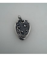 David Yurman Petrvs Waves Shield Men Amulet .925t Sterling Silver Enhancer - $769.15 CAD