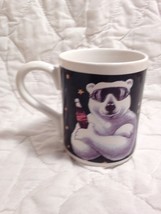 (K21) Coca-Cola Collectible Polar Bear Mug 1996 Gibson - £15.86 GBP