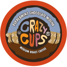 Crazy Cups Peppermint Chocolate Mocha Coffee 22 to 110 Keurig Kcup Pick Any Size - £19.89 GBP+