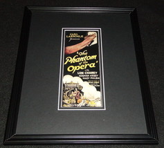Phantom of the Opera Framed 11x14 Poster Display Official Repro Lon Chaney - £27.24 GBP
