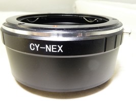 Contax Yashica C/Y - NEX Lens to Sony E Camera Mount Adapter Ring ILCE α6500 α7R - £11.00 GBP