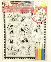 Disney Junior Minnie Mouse Color Your Own 3D Sticker Poster