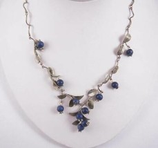 Michael Michaud Silver Seasons Blueberry 16&quot; Adj. Twig Necklace NWT - $163.35