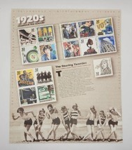 1998 USPS 1920s Celebrate the Century Stamp Sheet 15ct 32c B9 - £9.56 GBP