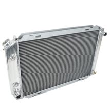 Full Aluminum Racing 3 Row Radiator Compatible with 1979-1993 F-ord M-us... - $138.99