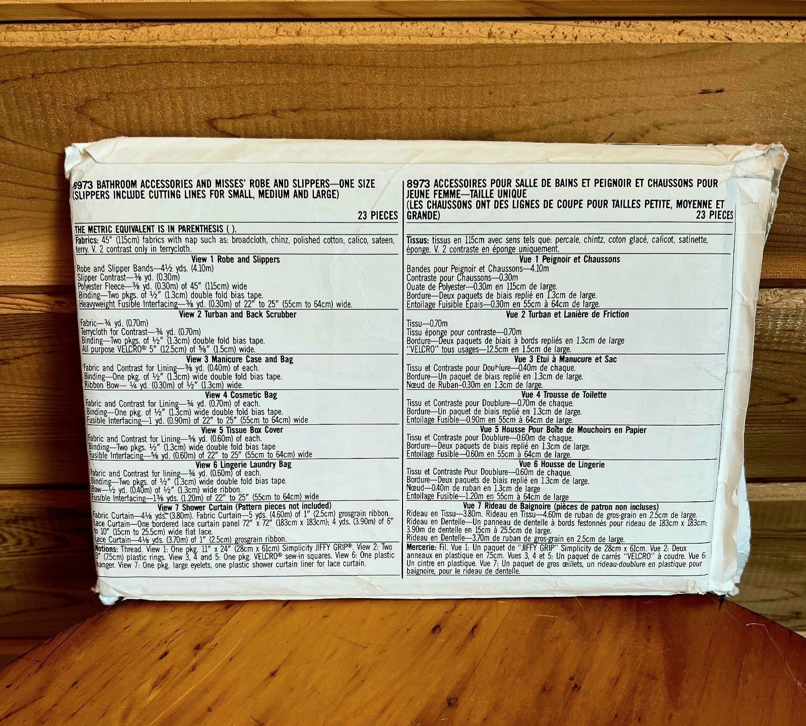 Simplicity Vintage Home Sewing Crafts Kit #8973 1989 Bathroom Item image 3