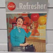 Coca-Cola &quot;The Refresher&quot; Employee Magazine April 1957 Vintage Ad Cover ... - $9.85
