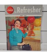 Coca-Cola &quot;The Refresher&quot; Employee Magazine April 1957 Vintage Ad Cover ... - $9.85