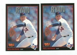 Three (3) Nolan Ryan (Texas Rangers) 1993 Donruss Triple Play Cards #96 - £5.33 GBP