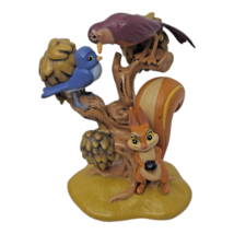 Sofia the First Forest Animals Squirrel &amp; Birds PVC Figure Cake Topper - £7.77 GBP