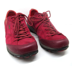 Dansko Red Suede Waterproof Vibram Hiking Sneakers Womens Size US 9.5 EUR 40 - £31.17 GBP