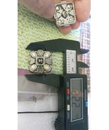 Chanel Button Gripoix 22 mm Square Rhinestone - $22.00